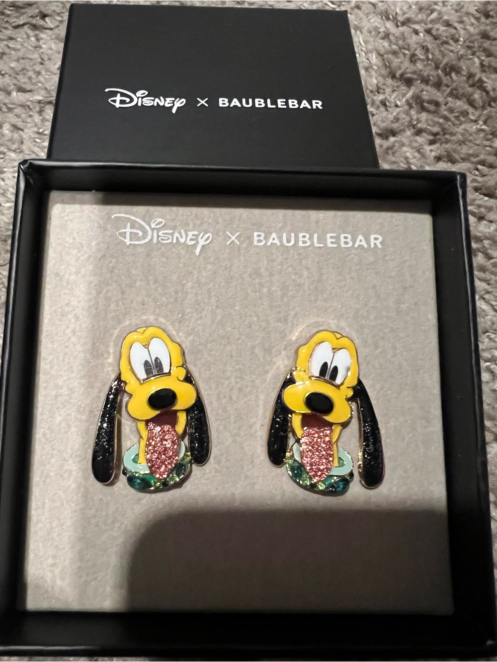 BaubleBar Pluto Enamel Earrings - Yellow